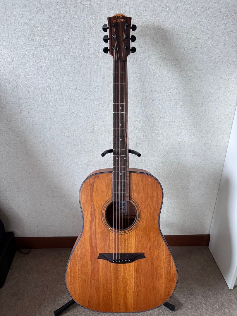 トップ単板 オールマホガニー　Bromo BAT1M ドレッドサイズ