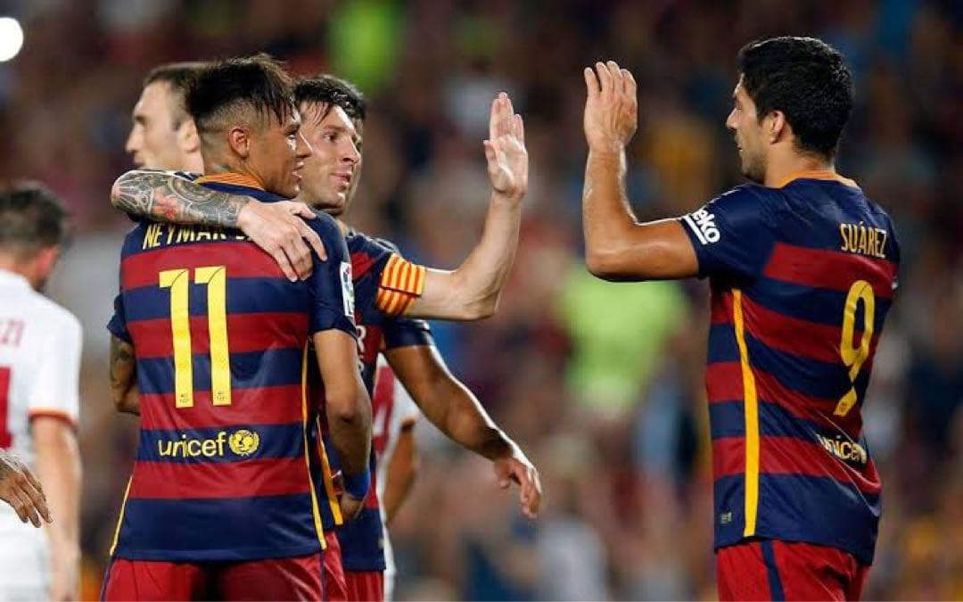 ネイマール　ユニフォーム　バルセロナ　ブラジル代表　支給品　メッシ　スアレス