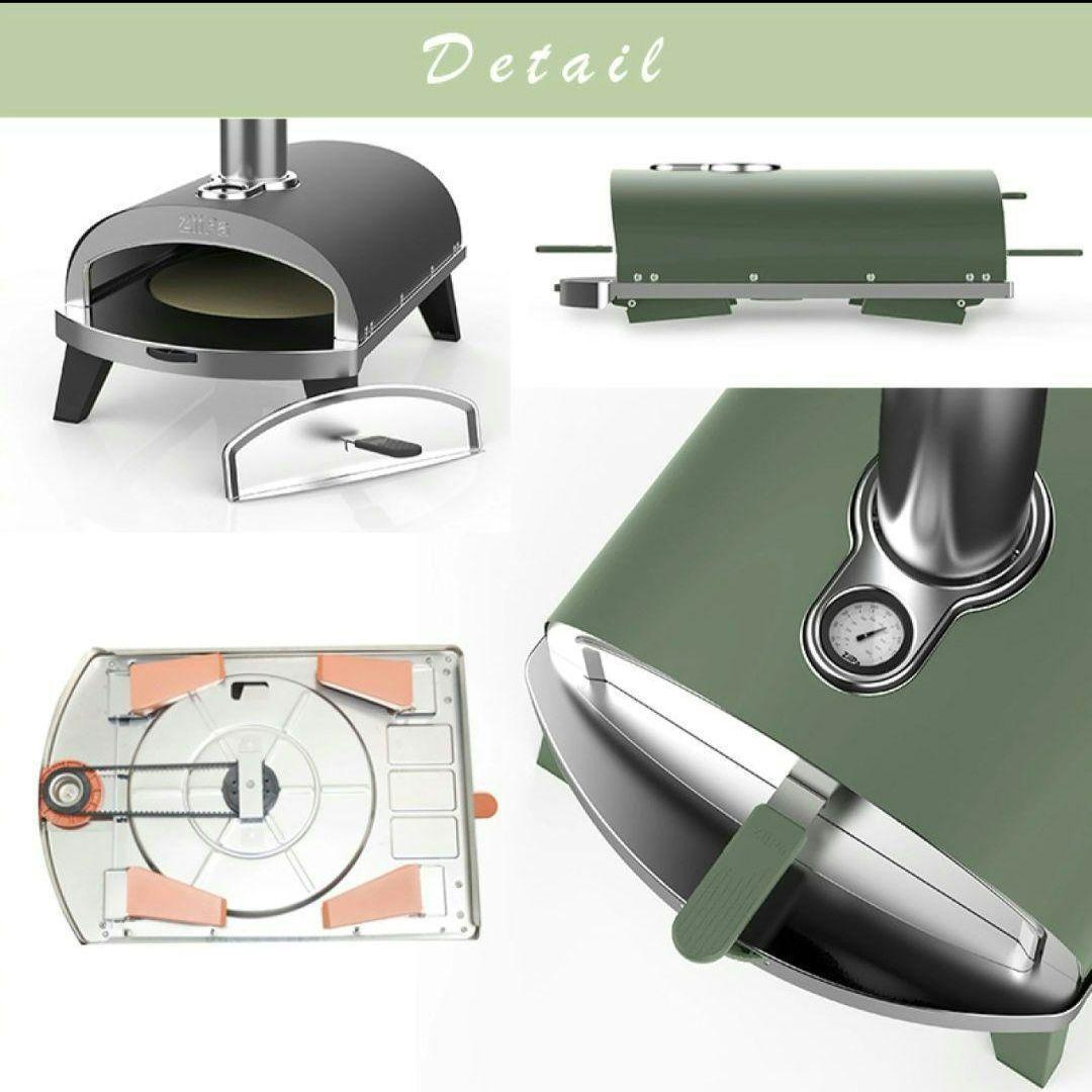 引取歓迎❗ZiiPa ピザオーブン グリーン