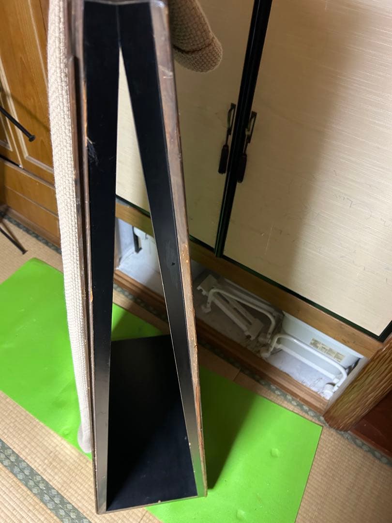 ウッド ミラー アイアンミラー立て