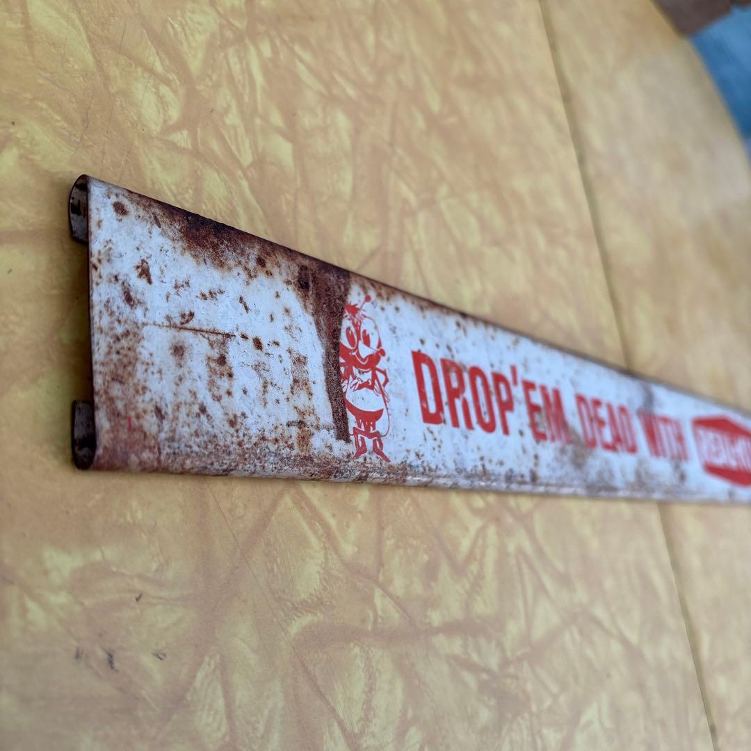 USA VINTAGE REAL-KILL 看板 サイン アメリカ当時物