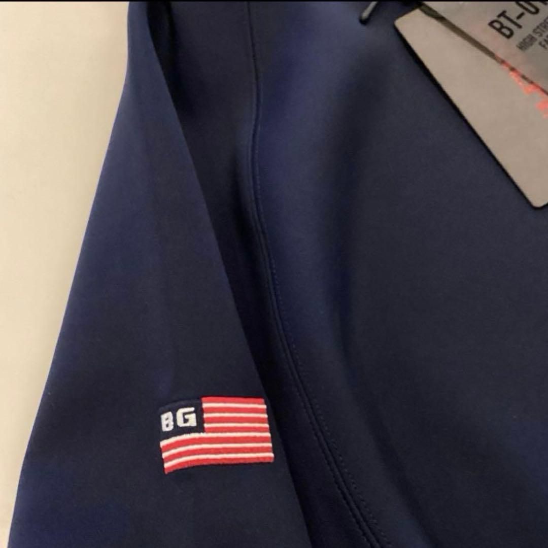 新品　BRIEFING　FAKE LAYERED PAKA ネイビーS