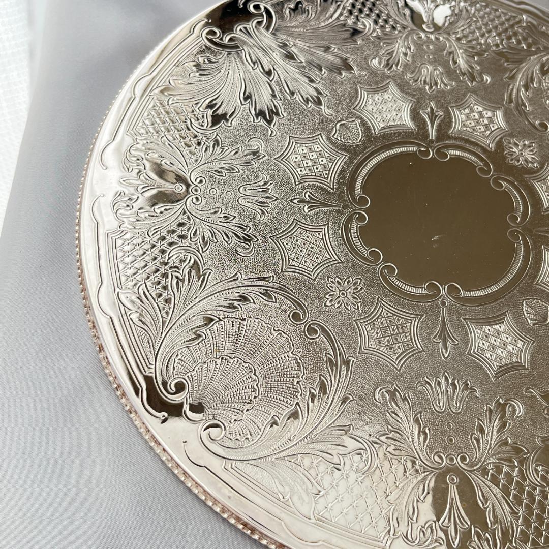 【英国】ビクトリアンのプレースマット 2枚組 22cm 大判 専用ケース