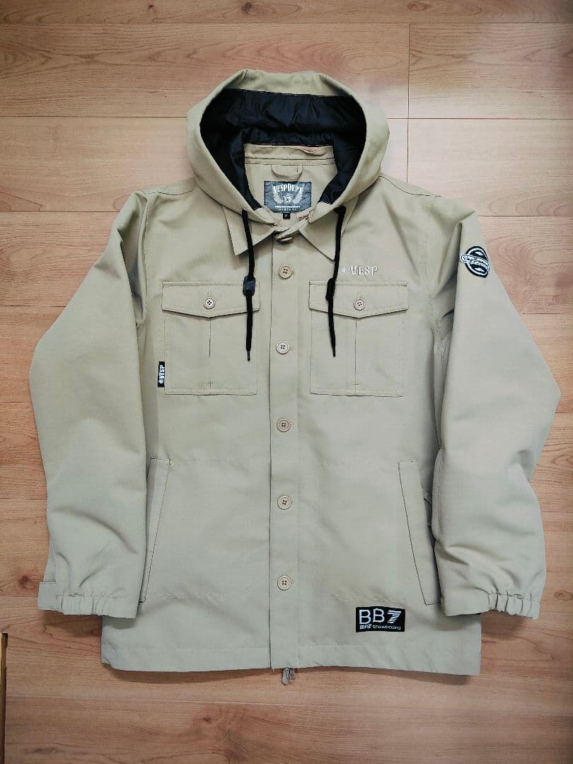VESP べスプ スノーボード スノボ ウェア ジャケット メンズ M カーキ