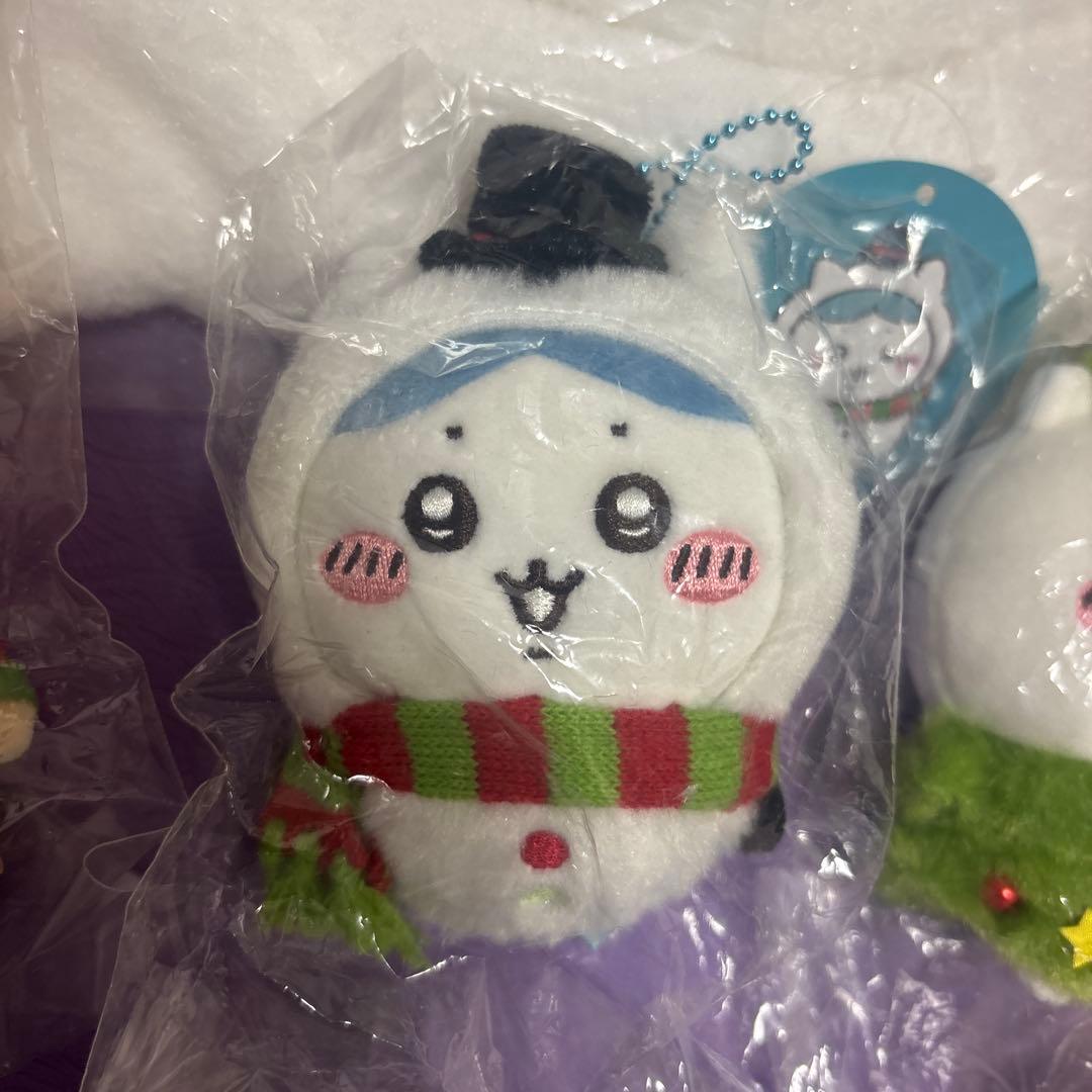 正規品　ちいかわ　ハッピーホリデーなおやすみベッドと繋がるマスコットセット 8点