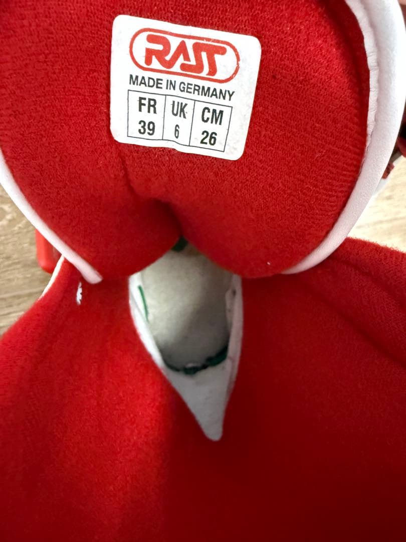 RASS スキージャンプ用ブーツ 26cmホワイト/レッド