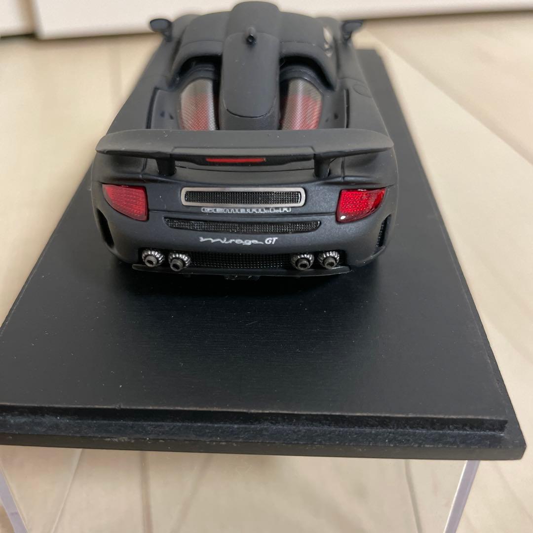 スパーク　1/43 ポルシェ　ゲンバラミラージュGT マットブラック　希少色