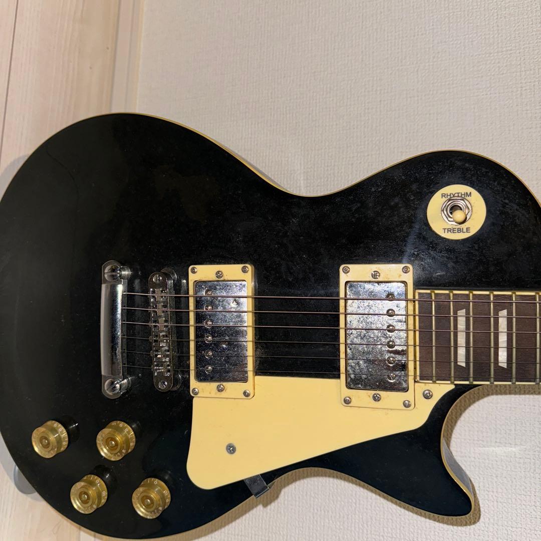 レスポールスタイル エレキギター 黒
