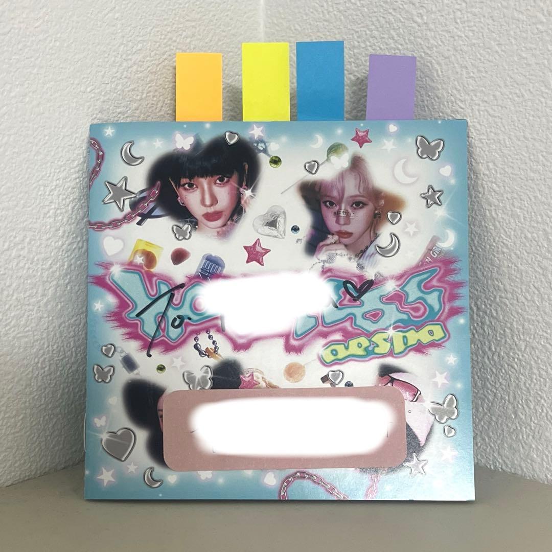 aespa hotmess 直筆 サイン アルバム 全員メンバー