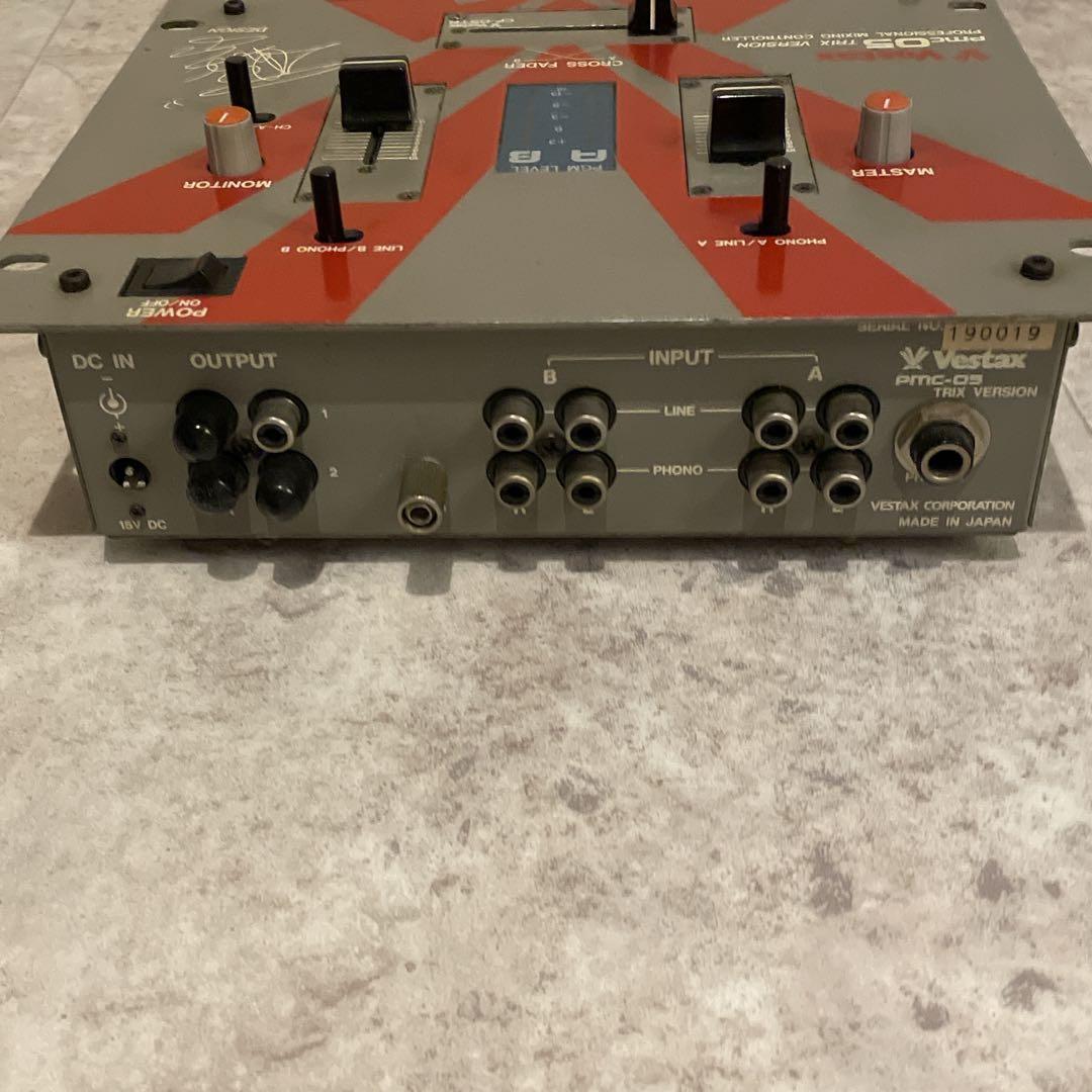 専用　Vestax pmc05 TRIXトリックス DJミキサー 通電確認⭕️