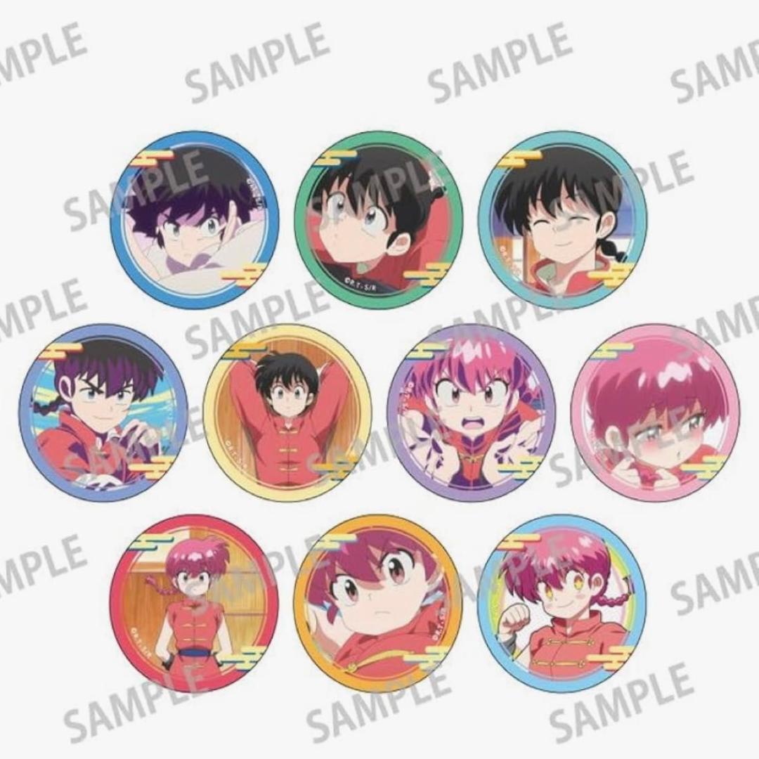 らんま1/2 トレーディングピックキャラ缶バッジ 10個入りBOX 4個セット