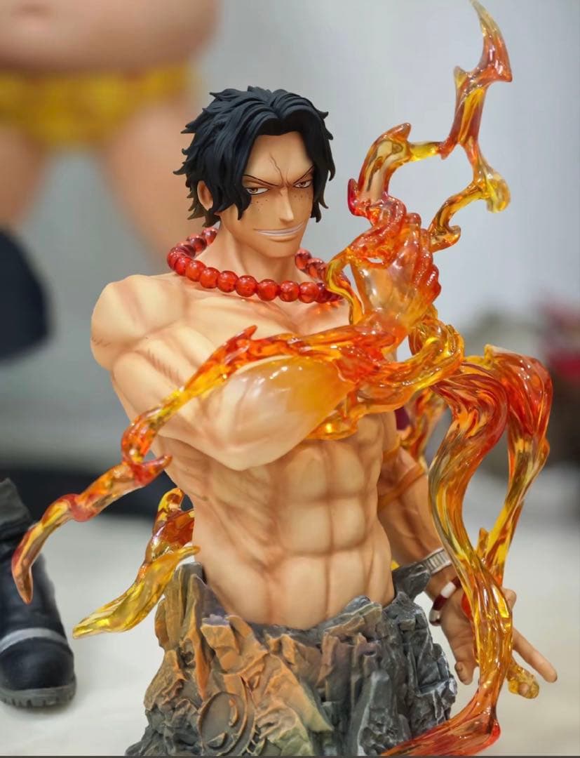 ワンピース 火拳のエース ガレージキット ガレキ スタチューX②