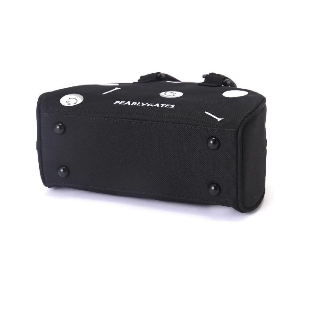 パーリーゲイツ　GOLF ドット刺繍　カートバッグ　ブラック