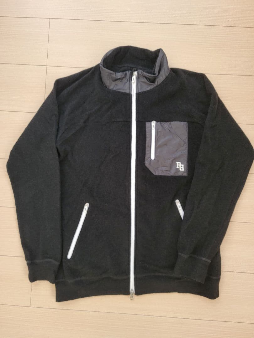 パーリーゲイツ　 メンズ　フリース　ジャケット サイズ6 ブラック