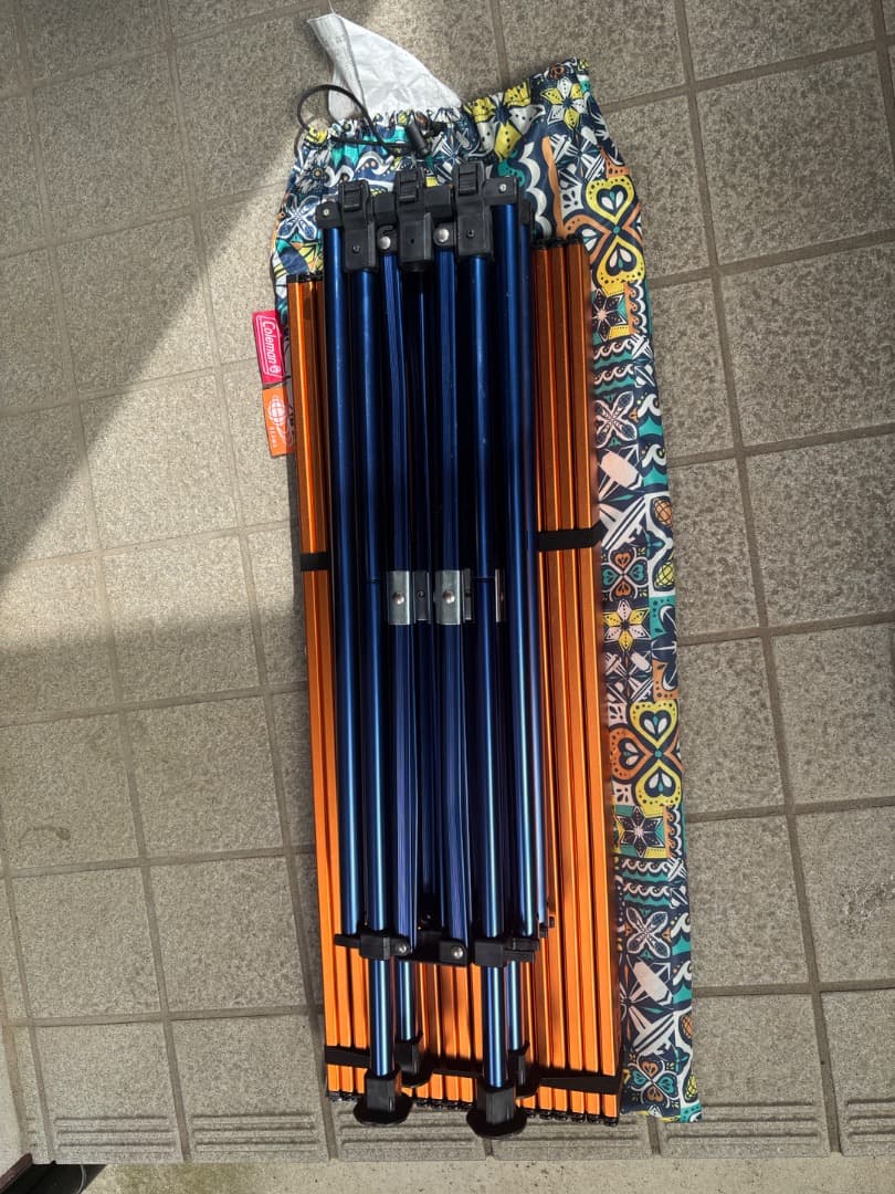 コールマン ×ビームス　2015コラボ　アルミロールテーブル