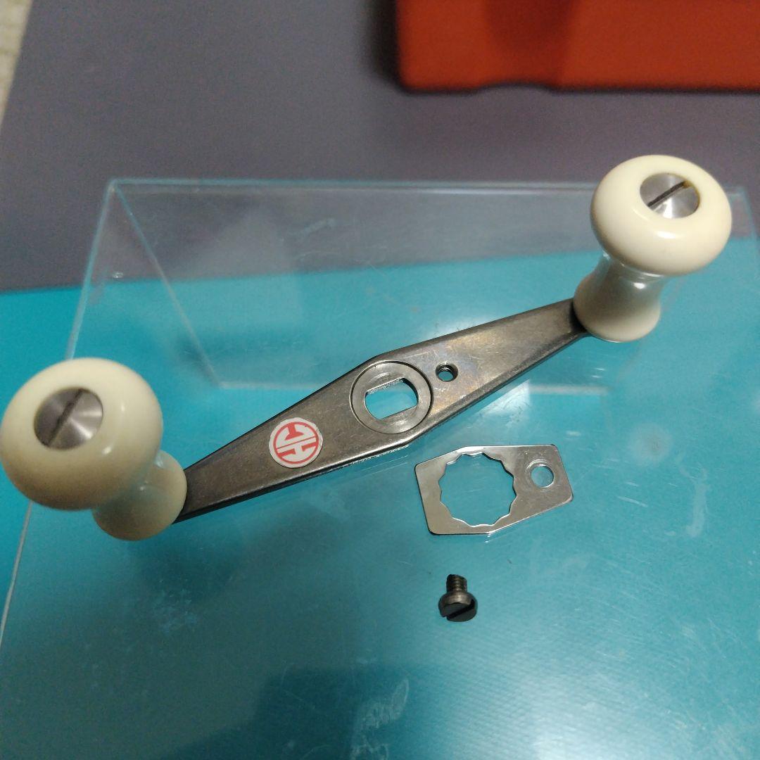 最終価格ハネダクラフト チタンハンドル 右巻き用 アブガルシア アンバサダー