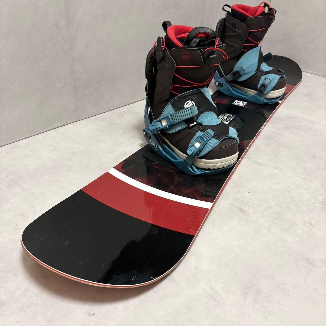 FLOW メンズ スノーボード ビンディング付　 初心者　グラトリ