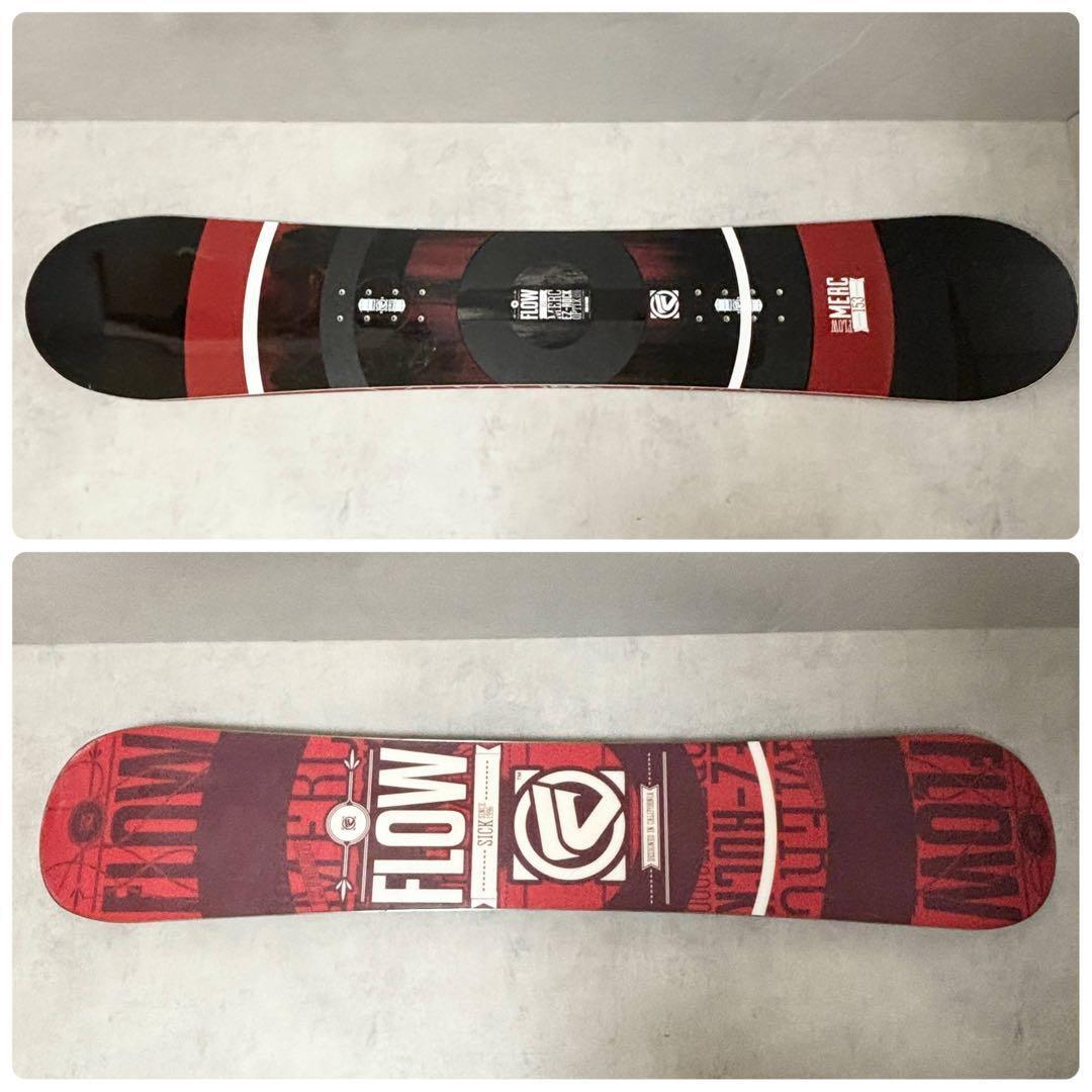 FLOW メンズ スノーボード ビンディング付　 初心者　グラトリ