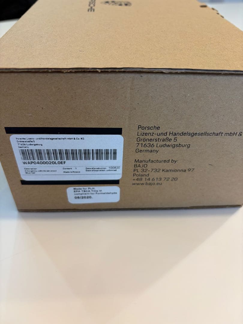 Porsche 木製ミニカーセット 3台　新品未使用