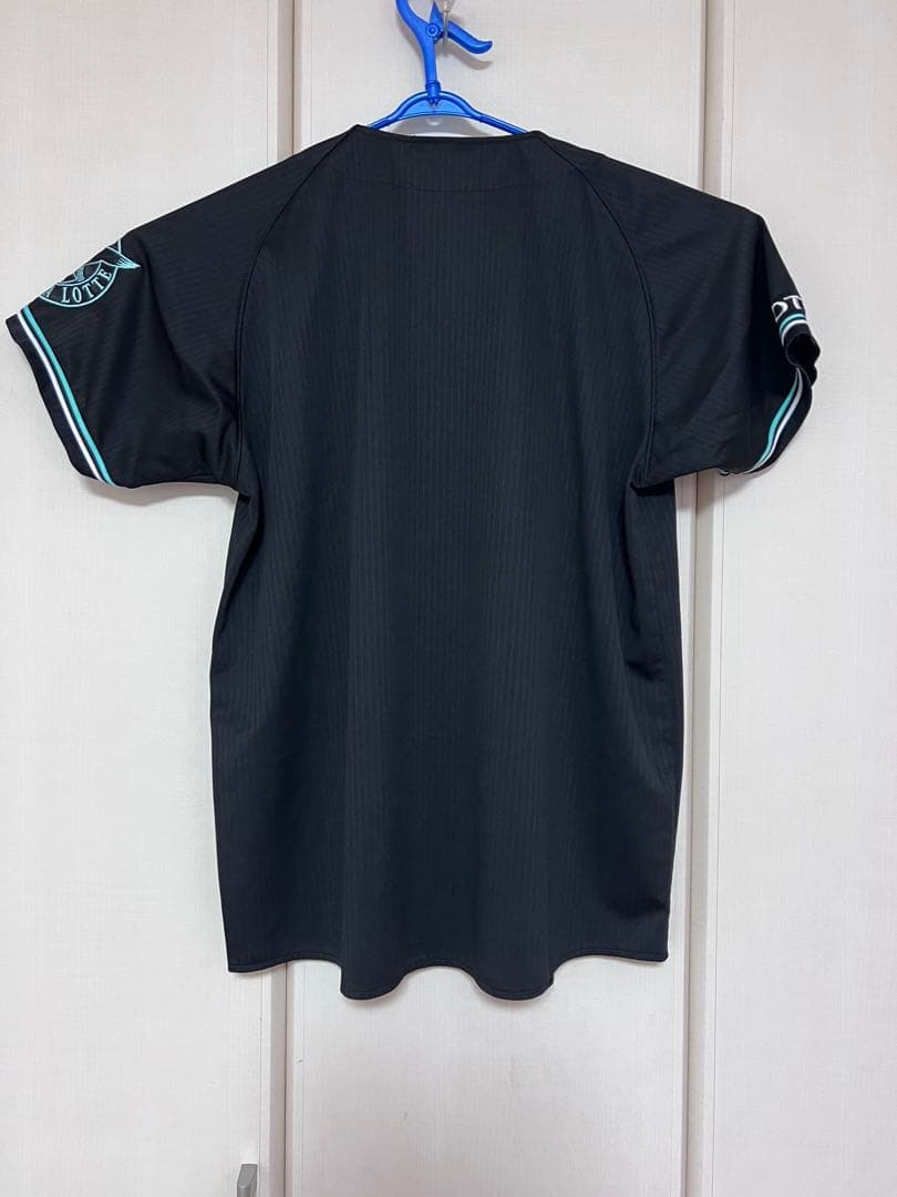 千葉ロッテマリーンズ ブラックサマー ユニフォーム ネーム無し Lサイズ