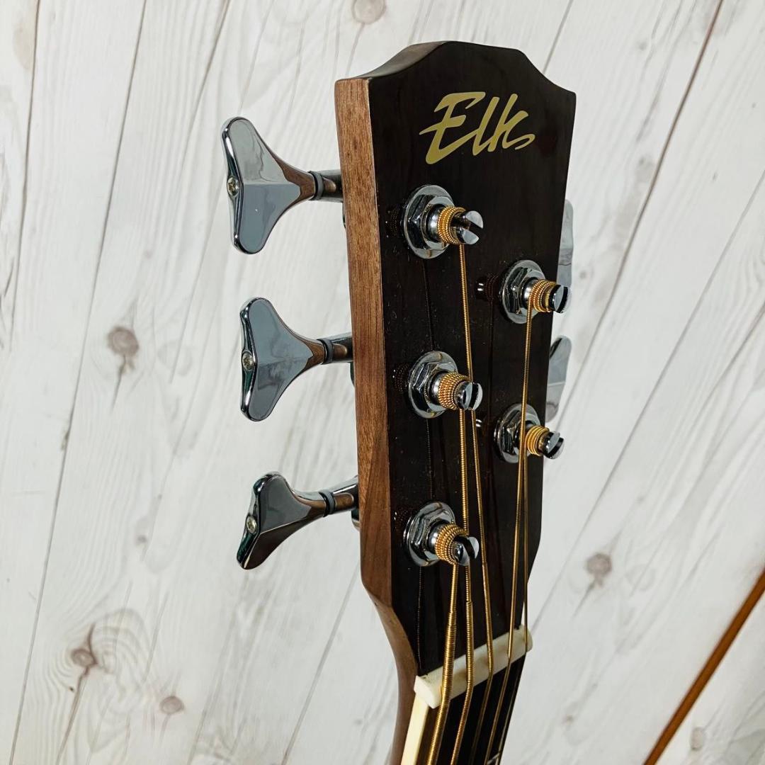【希少 美品】ELK 5弦エレアコベース EAB-5 TBK アコースティック