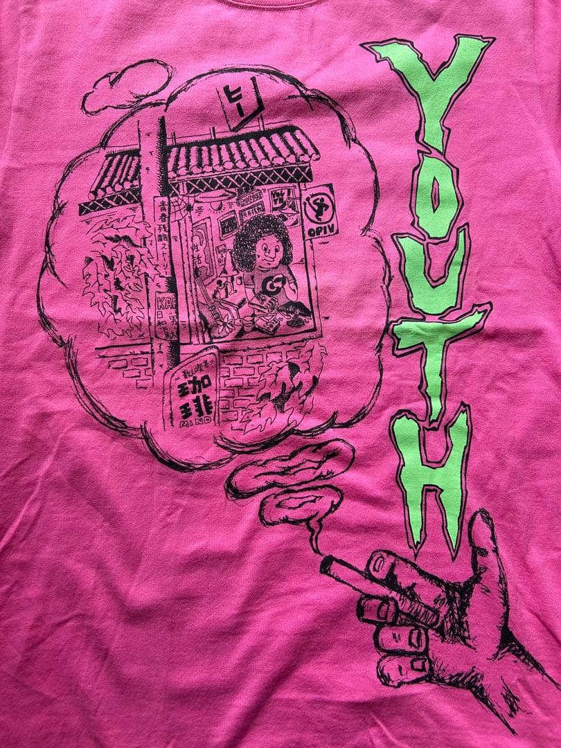 30年前物 youth record 庄司 tee 未使用品 S ミスハリ