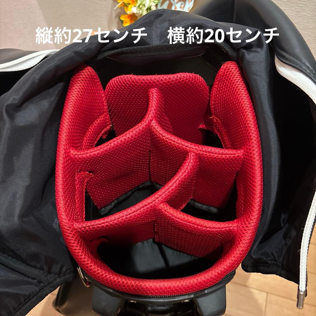 PEARLY GATES ゴルフバッグ 89モデル ネイビー/レッド