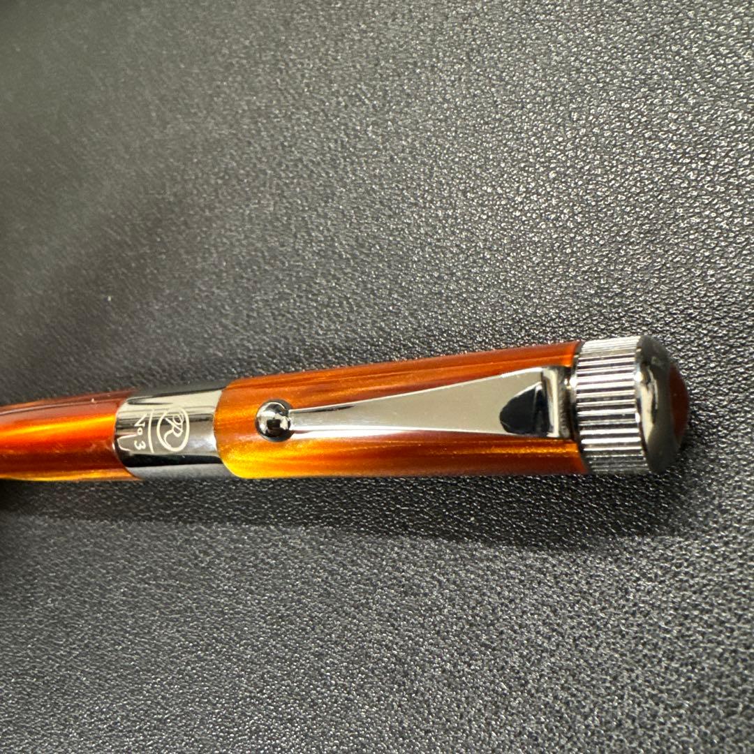 ROMEO No.3 太軸 ボールペン イタリアンアンバー