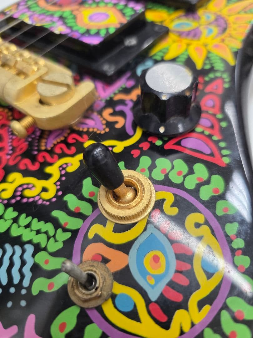 X JAPAN hide FERNANDES ミニギター アンプ内蔵　サイケ