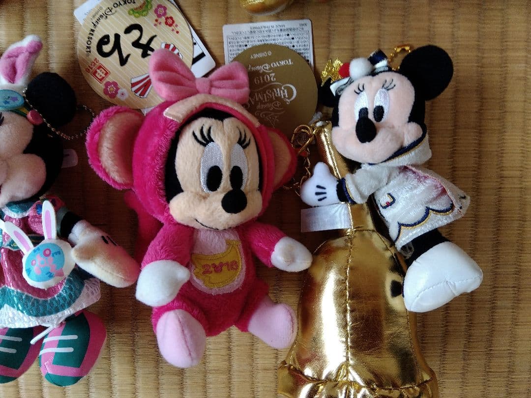 ディズニー　ミニー　ぬいぐるみバッジ　ぬいば　14体