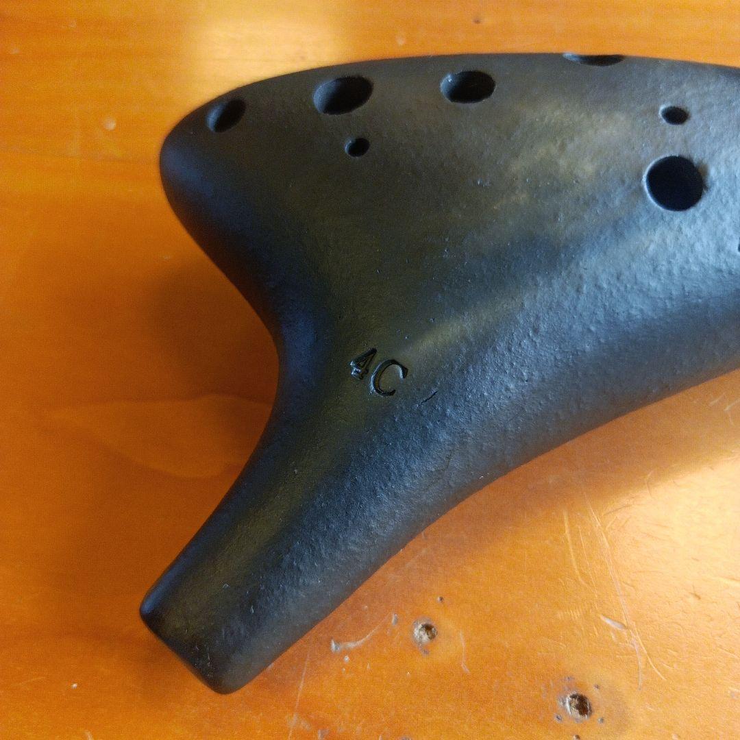 ティアーモオカリナ 4C アルトＣ 黒陶プロモデル 13穴 年末セール