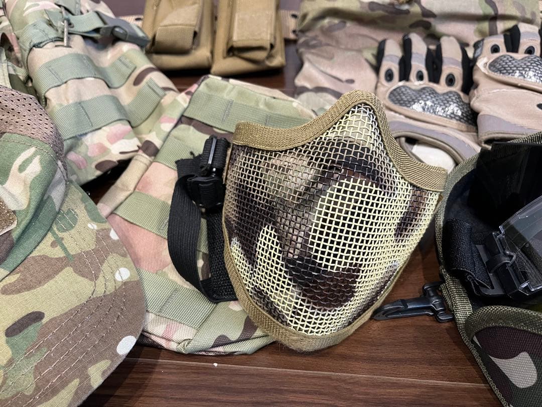 【サバゲー引退】 マルチカム プレートキャリア セット サバゲー用