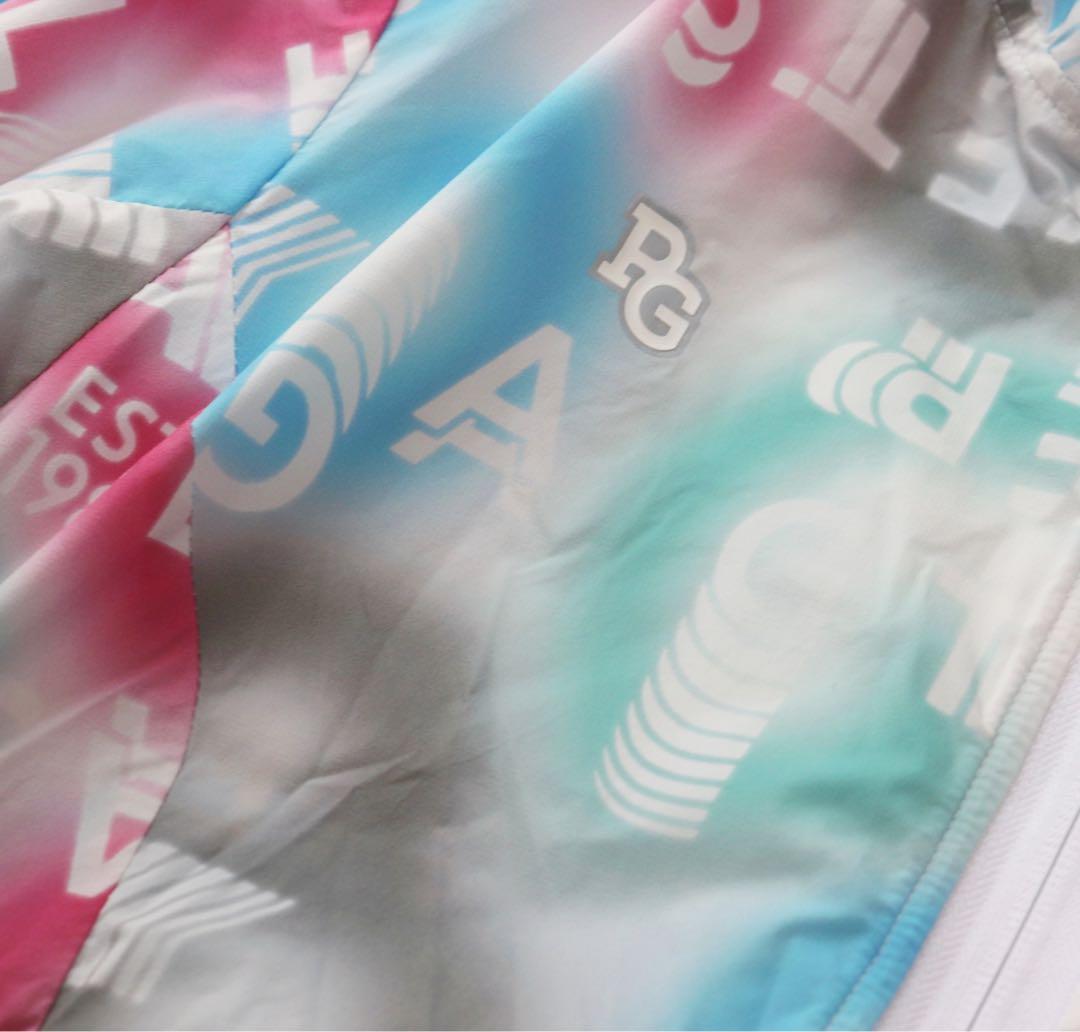 《パーリーゲイツ》新品 グラデーションジップブルゾン レインウェア 0