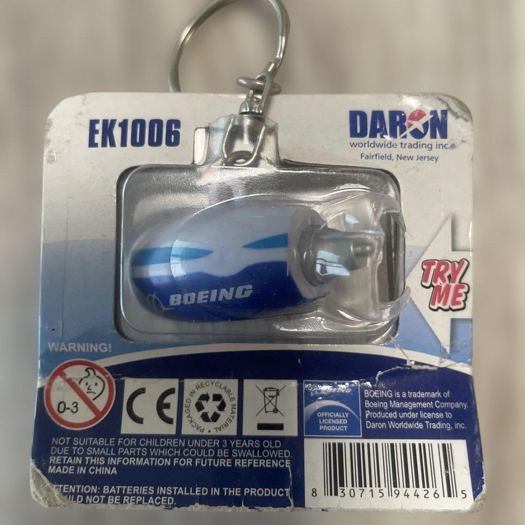 Boeing EK1006 エンジン型フラッシュライトキーチェーンレア