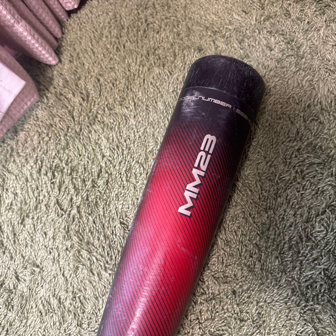 MM23 軟式バット 赤黒　85cm masa