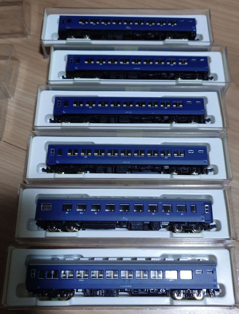 マイクロエース　国鉄10系軽量客車　11両セット （ブルー、茶）