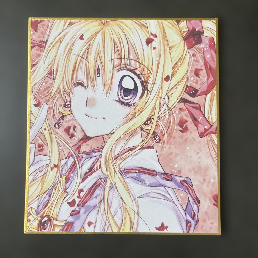 神風怪盗ジャンヌ　種村有菜　日下部まろん　色紙