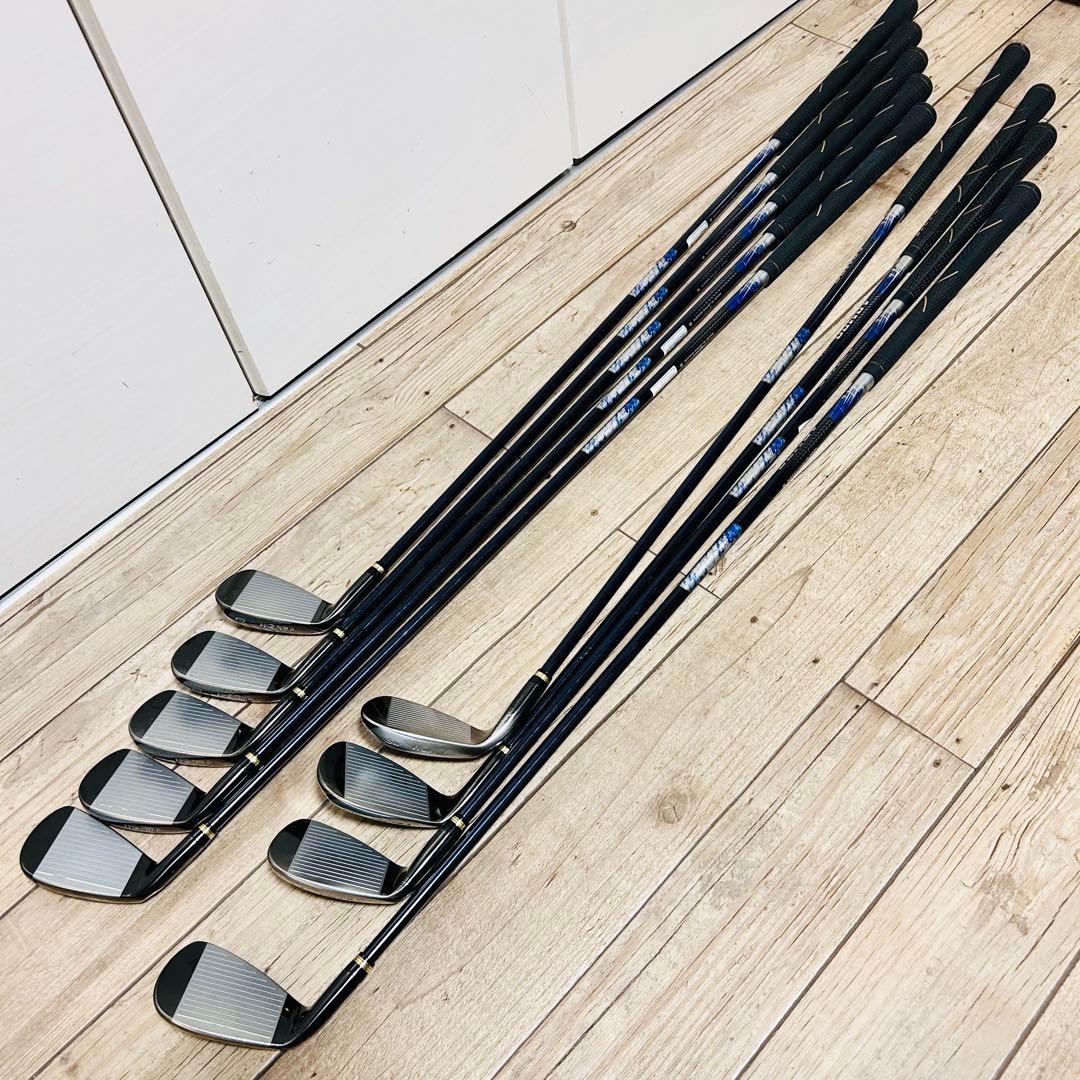 【希少】本間 最高級 BERES MG700 IP-BLACK 限定 黒 9本右