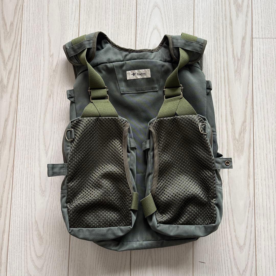 Foxfire フォックスファイヤー バーチカルタックルベスト オリーブ 渓流