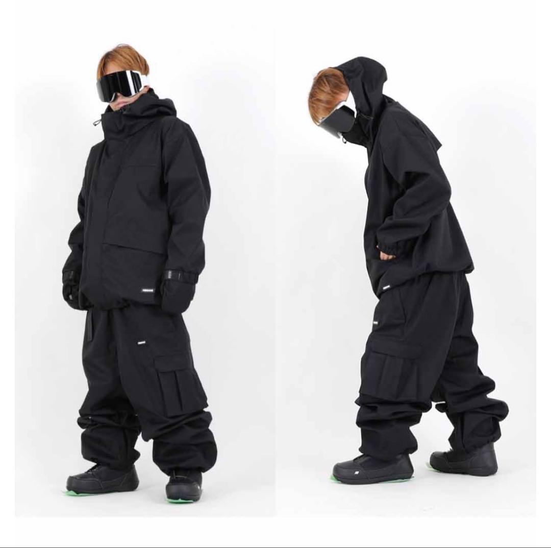 ハイマスマニア　カーゴパンツ　Mサイズ ブラック