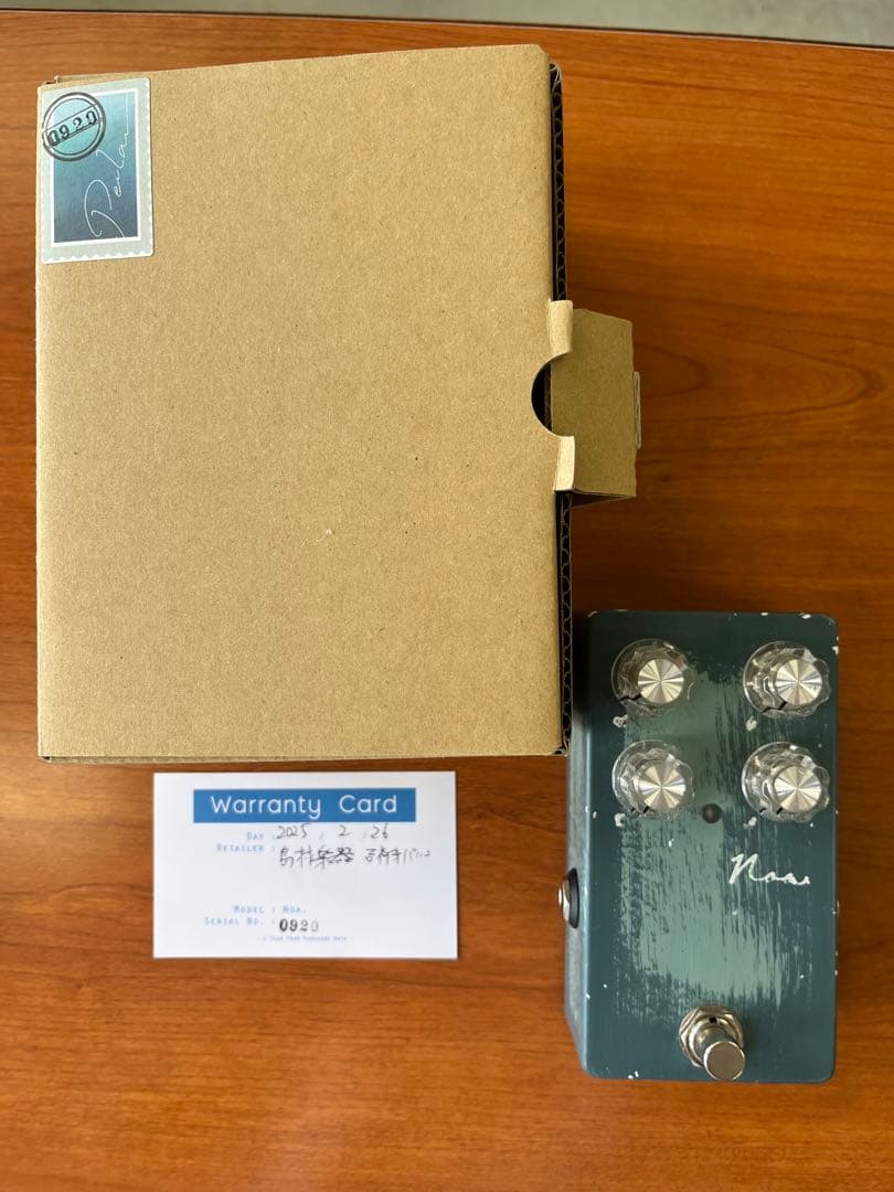 Noaギターエフェクター 4ノブ