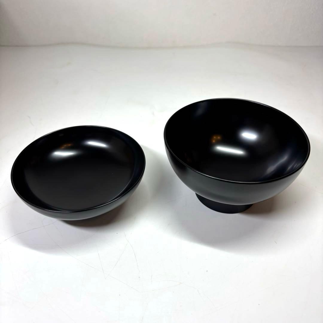 【未使用】　輪島塗　鉄仙蒔絵付 吸物椀五客　木箱付 送料無料