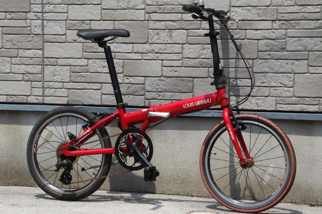 引き取り限定♪ルイガノ♪20インチタイヤ♪折り畳み式自転車♪発送は相談可能です♪