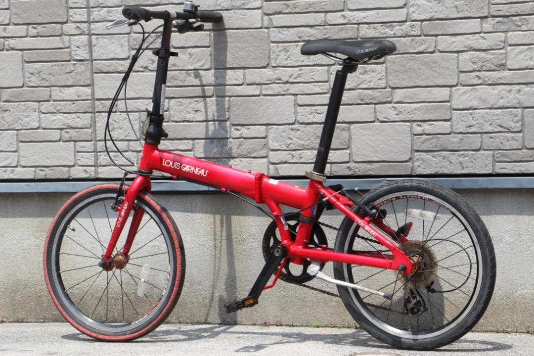 引き取り限定♪ルイガノ♪20インチタイヤ♪折り畳み式自転車♪発送は相談可能です♪