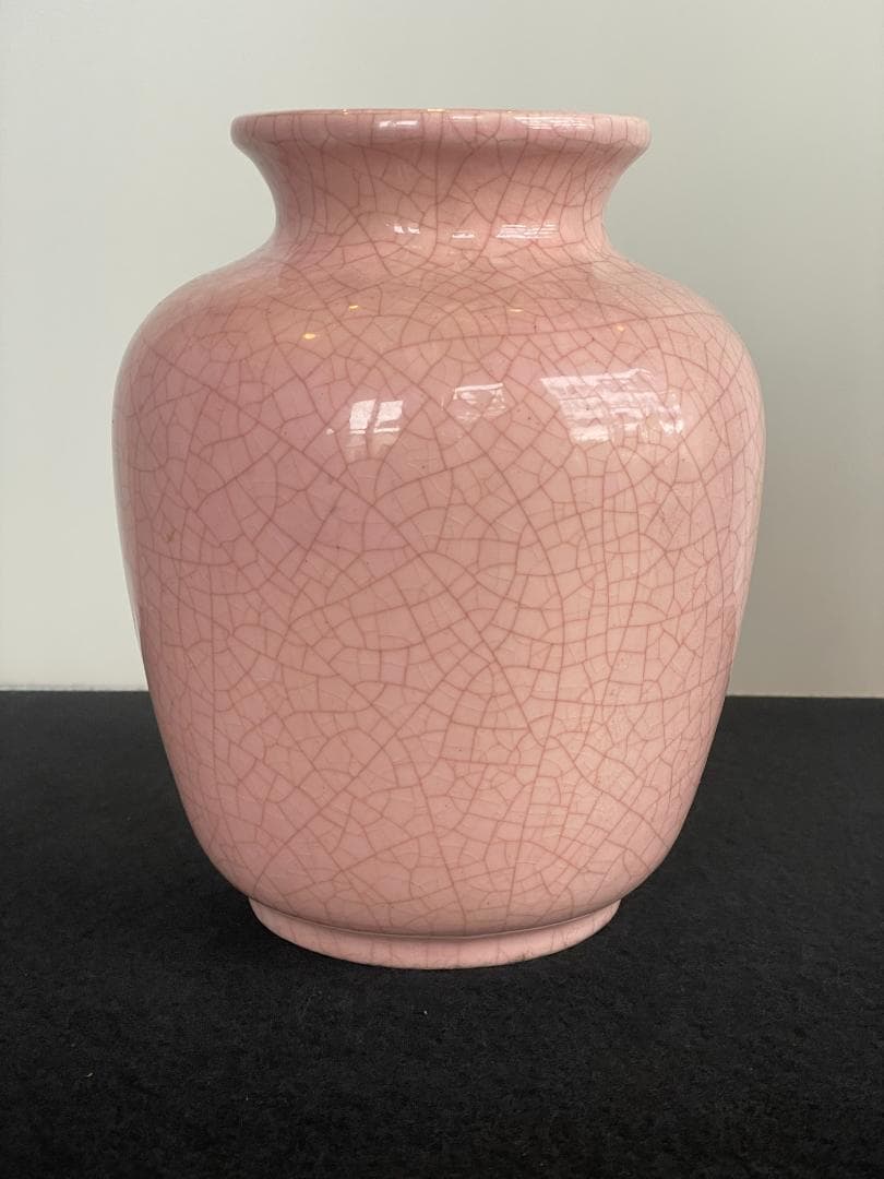 希少 フランス ヴィンテージ Longwy ロンウィ 花瓶 フラワーベース 木蓮