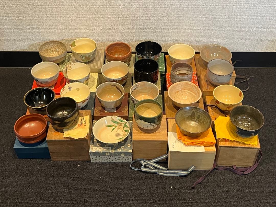 お*将様 茶碗 抹茶碗 まとめて 32点 箱付 茶道具 陶器 京焼 紫雲 英香