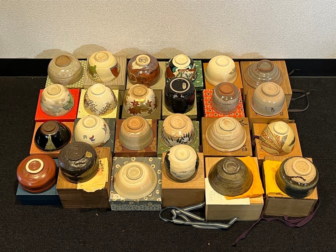 お*将様 茶碗 抹茶碗 まとめて 32点 箱付 茶道具 陶器 京焼 紫雲 英香