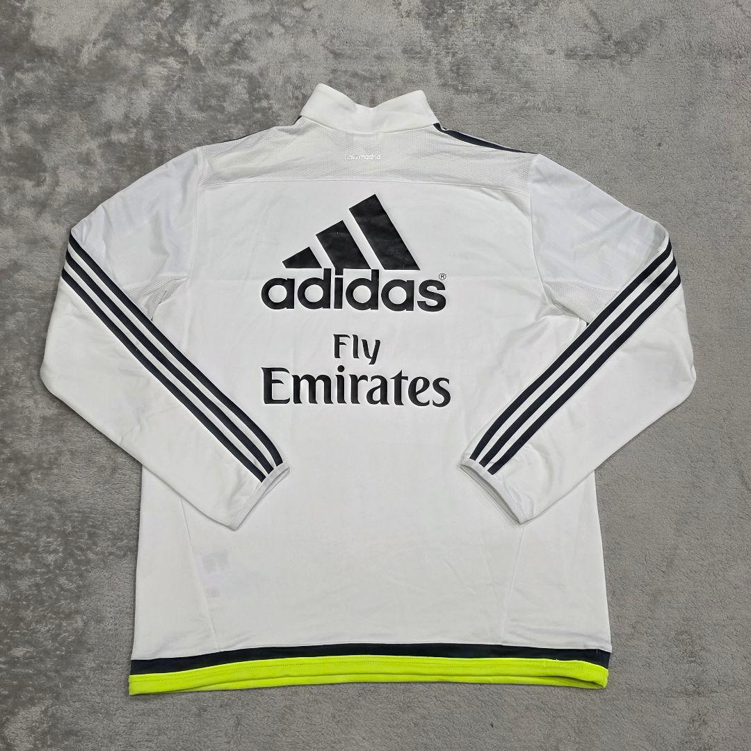 レアルマドリード　トレーニングトップ　2XO adidas　アディダス　長袖　白