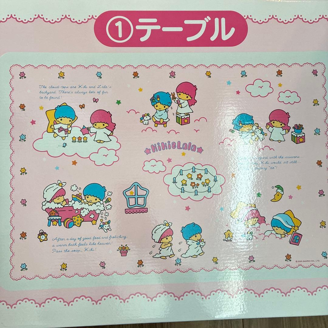 サンリオキャラクター キャリーケースとテーブルセット