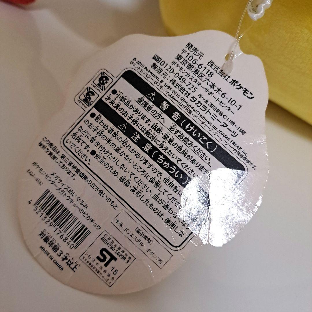 ピカチュウ メガリザードン ポンチョ メガサイズ【ポケモンセンターオリジナル】